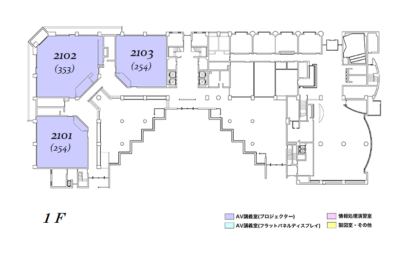 講義棟1Fmap